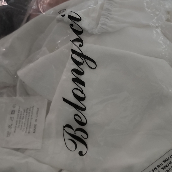 Women's Casual Sweet & Cute Loose Shirt Balloon Sleeve V-Neck Blouse Top - Picture 6 of 6